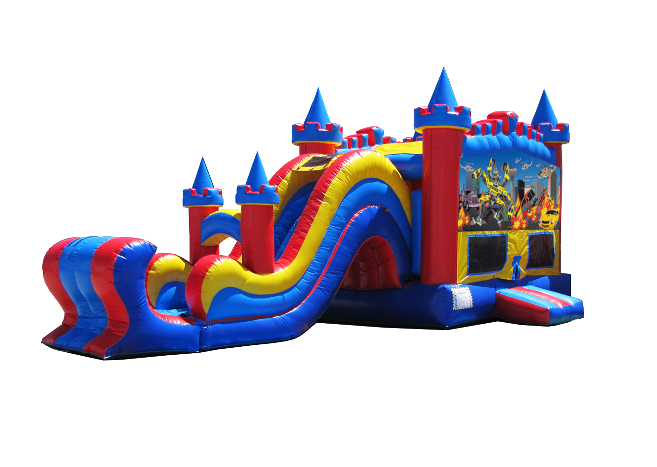 Transformers birthday bounce house rental